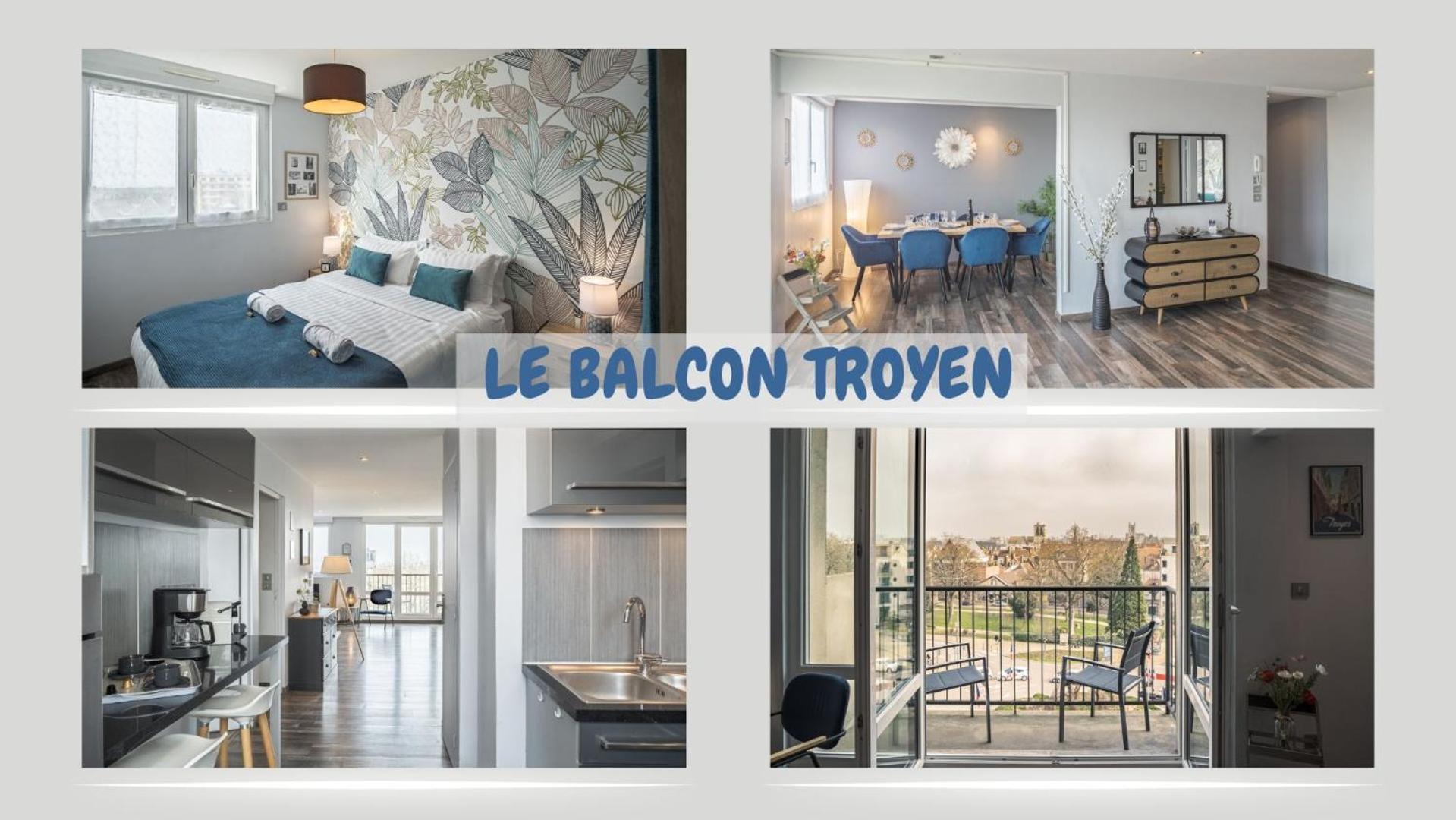 Apartamento Le Balcon Troyen - Proche Hypercentre - 4 Pers. Troyes Exterior foto